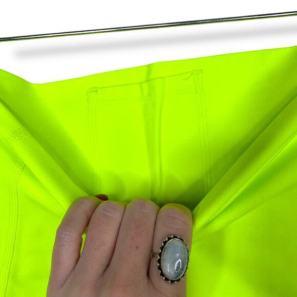 FP Movement x Hatch NWT Never Better Highlighter Yellow Maternity Biker Shorts - Picture 5 of 11